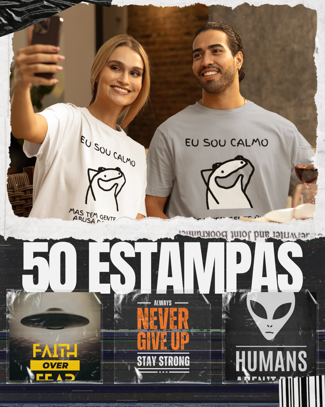 50 Estampas Exclusivas – Para Personalizar Produtos do Seu Jeito