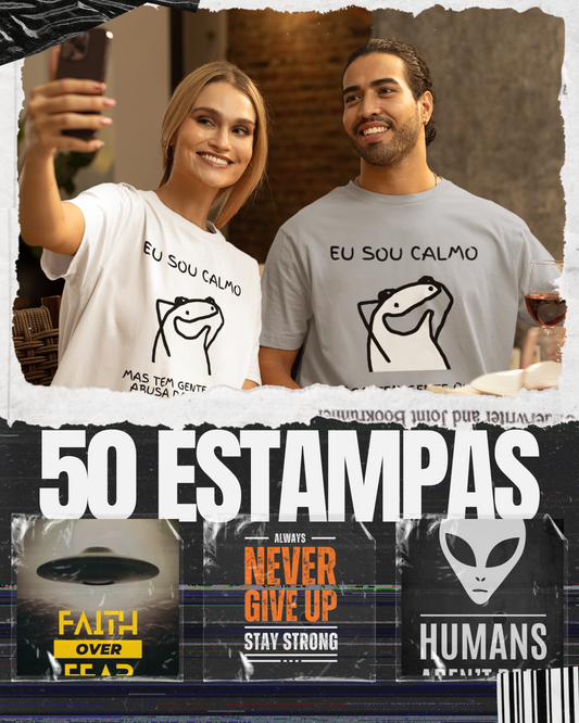 50 Estampas Exclusivas – Para Personalizar Produtos do Seu Jeito